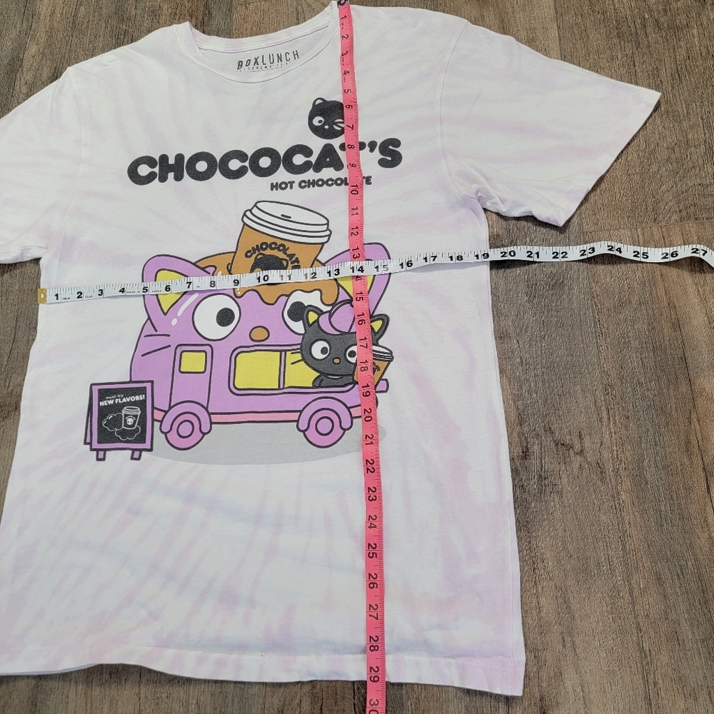 Chococat Sanrio Food Truck Tie-Dye T-Shirt BoxLunch Exclusive Womens Large - Picture 5 of 7